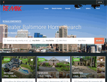 Tablet Screenshot of greaterbaltimorehomesearch.com